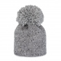 Grey Ortona Pompom Beanie - Pipolaki