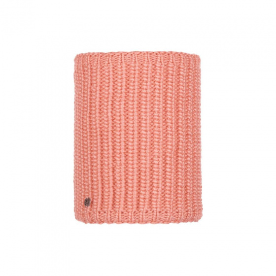 Orange Knitted Polar Snood - Buff