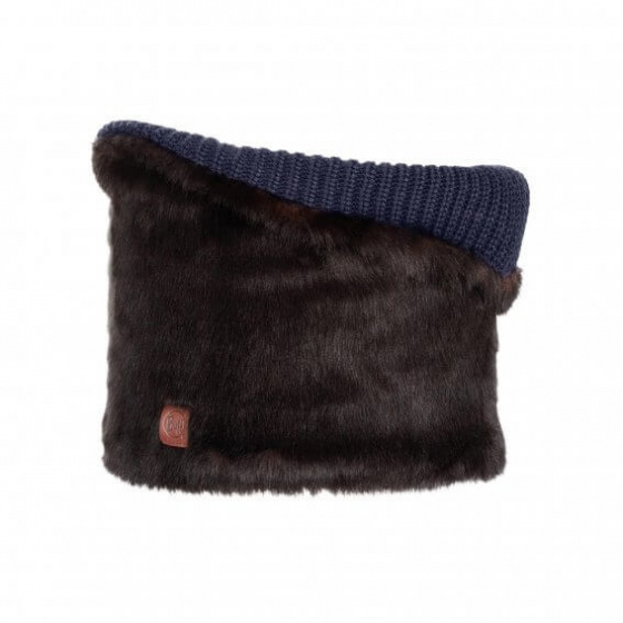 Adalwolf Reversible Blue Snood - Buff