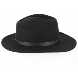 Nilson Black Wool Felt Traveller Hat - Traclet