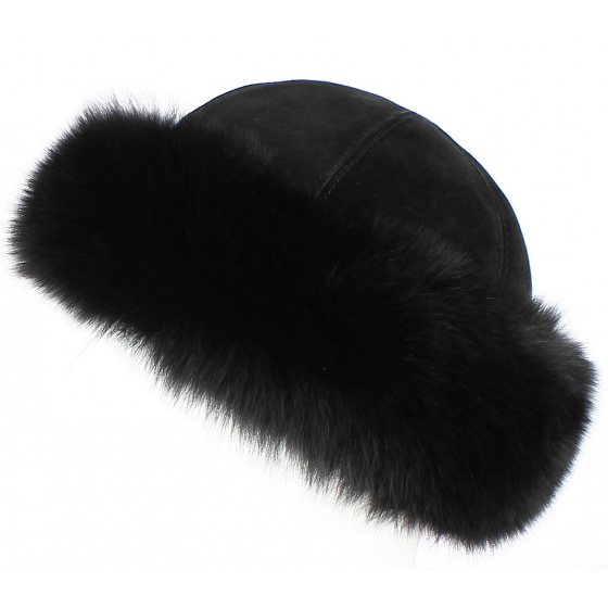 Toque Renard Ivanovo Leather & Fox - Traclet