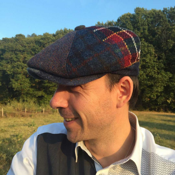 Casquette Irlandaise Patchwork Faustin Laine - Fléchet Casquette Irlandaise Patchwork Faustin Laine - Fléchet