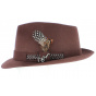 Chapeau Trilby Cortez - CARLOS SANTANA