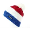 Bonnet Pompon Star Bleu Blanc Rouge - Eisbär Reference : 5007 | Chapellerie Traclet
