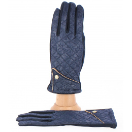 Women's Navy Jacqueline Touchscreen Gloves - Traclet