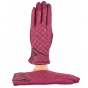 Women's Burgundy Jacqueline Touch Screen Gloves - Traclet