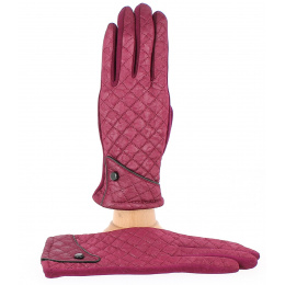 Women's Jacqueline Tactile Gloves burgundy - Traclet