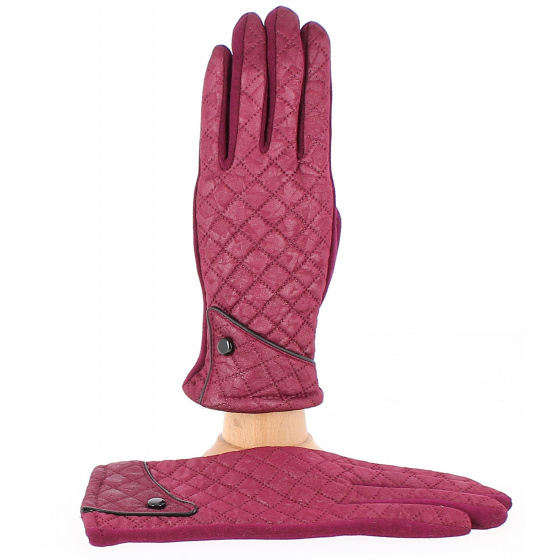 Women's Burgundy Jacqueline Touch Screen Gloves - Traclet