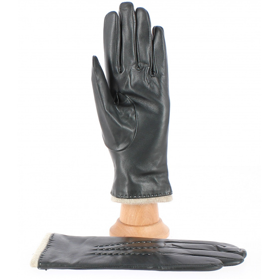 Alberic Leather Gloves Cashmere Lined - Traclet Alberic Leather Gloves Cashmere Lined - Traclet