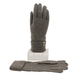 Edin Unisex Beige Gloves - Roeckl