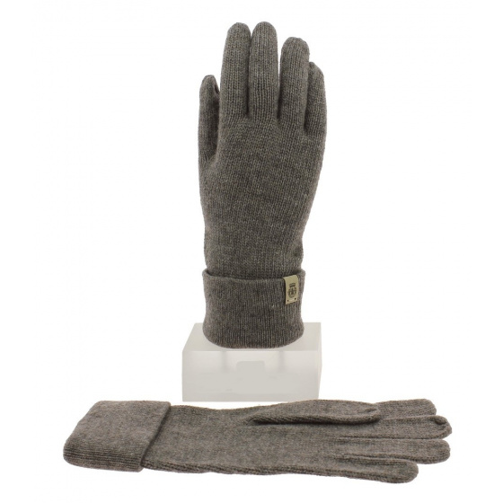 Edin Unisex Beige Gloves - Roeckl