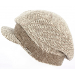 Bonnet casquette Gregorio beige - Fléchet