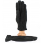 Aaron Men's Black Leather Gloves - Traclet
