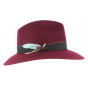 Alberto Traveller Hat Burgundy Wool Felt - Fléchet