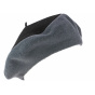 Black and grey Amboise beret - Heritage by Laulhère