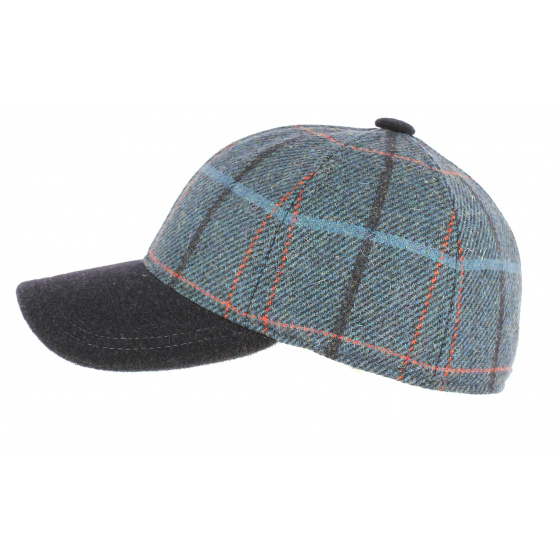 Crambes Blue Wool Biziat Baseball Cap