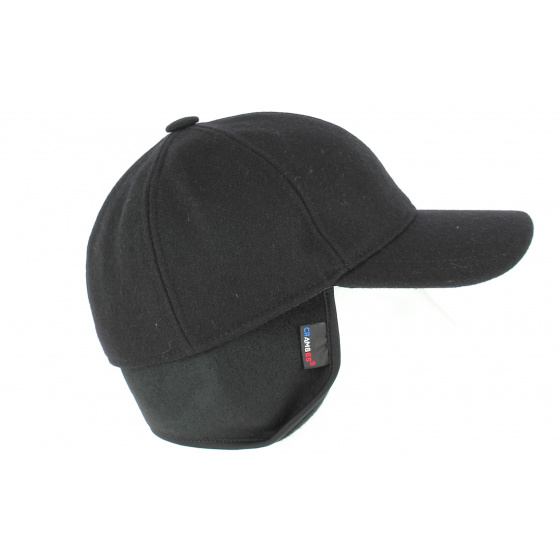 Black Gang Ear Warmer Cap - Crambes Black Gang Ear Warmer Cap - Crambes