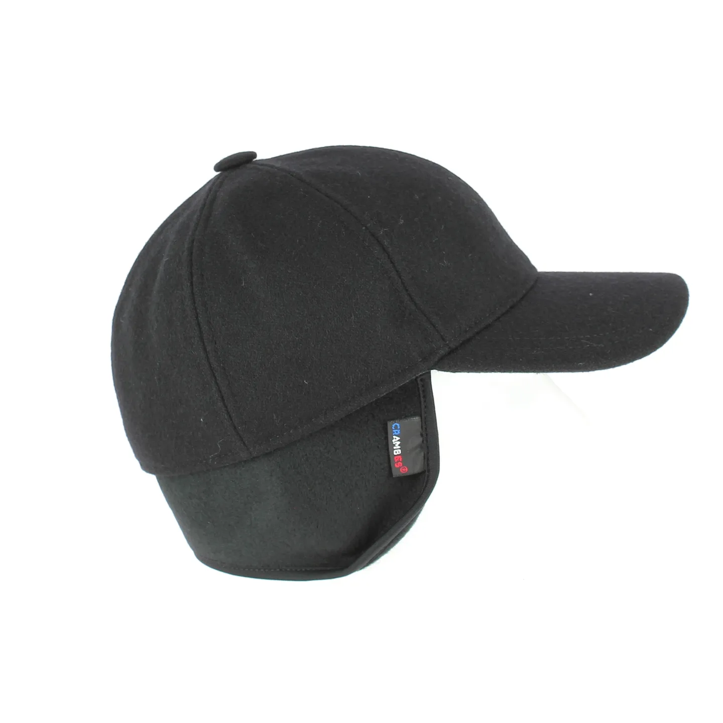 Casquette Gang Cache-Oreilles Noir - Crambes Reference : 2091 | Chapellerie Traclet