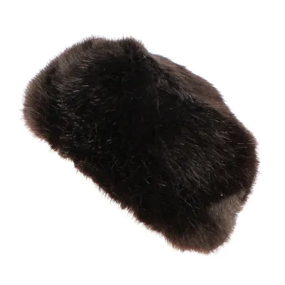 Courchevel toque brown acrylic made in France Reference: 2937 | Chapellerie Traclet