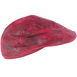 Brentfort Duck Bill Cap Wine Lees Leather - Göttmann
