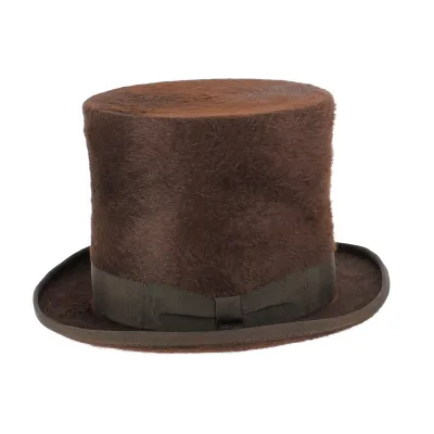 Brown Melusine top hat Traclet Reference: 8491 | Traclet Hat Shop