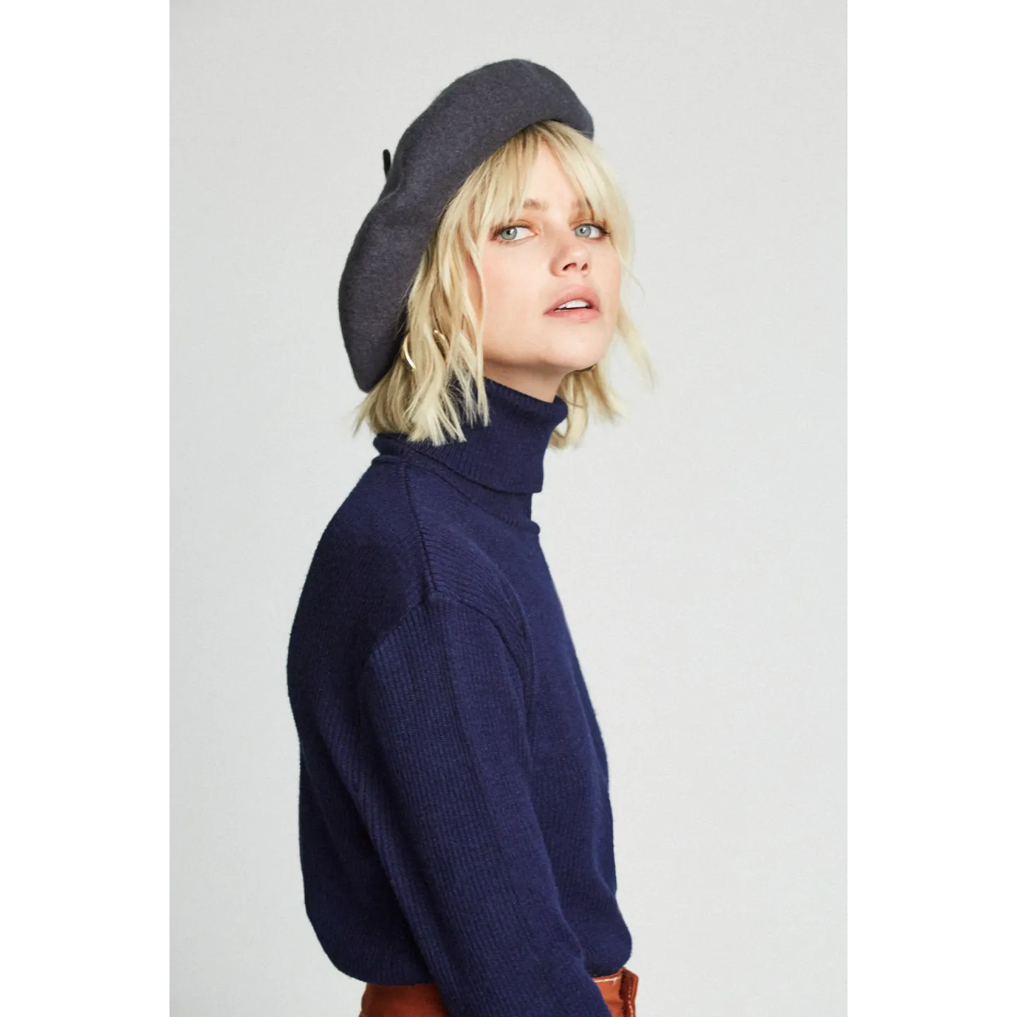 Audrey Wool Beret Dark Green - Brixton Reference: 8493 | Traclet Hat Shop