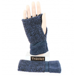 Gants Femme Acrylique & Nylon Bleu - Isotoner