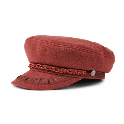 Athens Sailor Cap Merlot - Brixton Reference: 8508 | Traclet Hat Shop