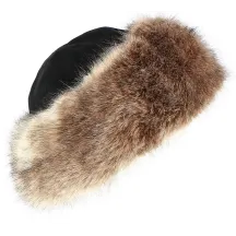 Toque Femme Carole Noir - Traclet  - achat toque Reference : 4414 | Chapellerie Traclet