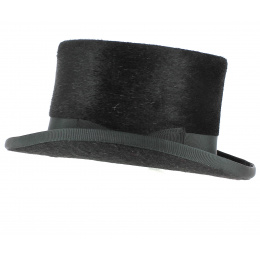 Black Melusine Top Hat - Fléchet