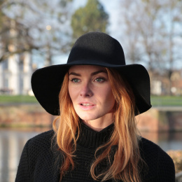 Garbo Wool Felt Wide-Brimmed Hat - No Hats
