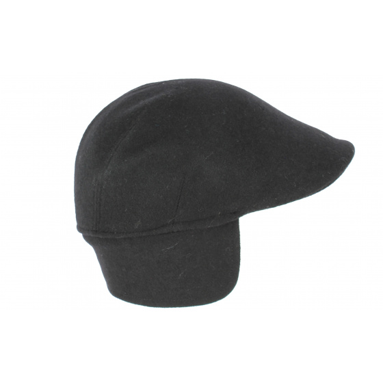 Casquette Polo cache oreille Noir - Crambes