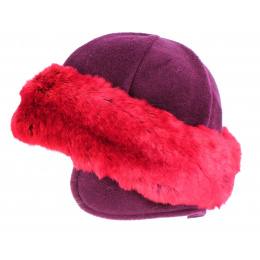 Ondio Two-Tone Fur Beanie - Traclet