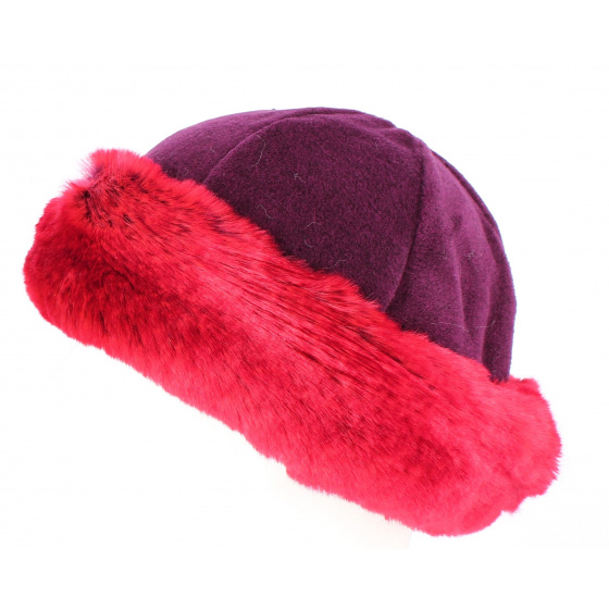 Toque Ondio Fourrure Bicolore - Traclet