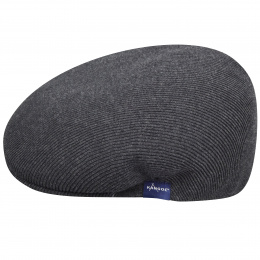 Carl Cotton Rib 504 Anthracite Cap - Kangol