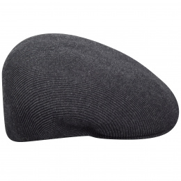 Carl Cotton Rib 504 Anthracite Cap - Kangol