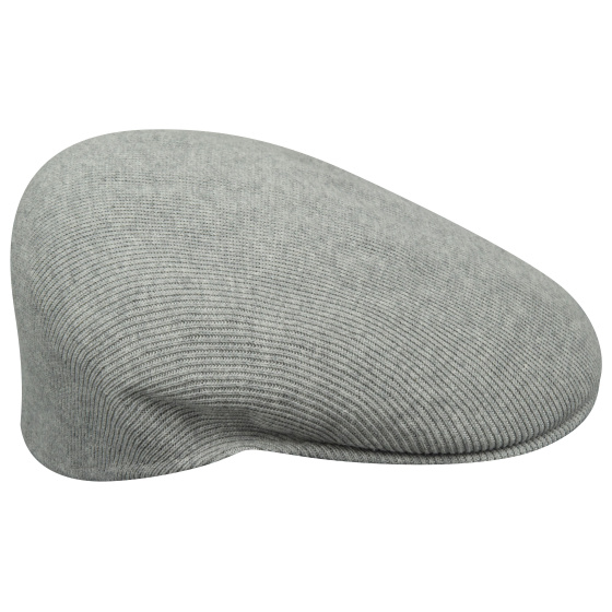 Casquette Carl Cotton Rib 504 Gris Clair-Kangol  Casquette Carl Cotton Rib 504 Gris Clair-Kangol