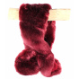 Megeve Mahogany Fur Neck Warmer - Traclet