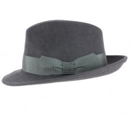 Waterproof Grey Castello Fedora Hat - Traclet