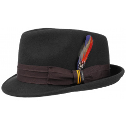 Black Trilby Hat Haledon Stetson