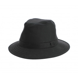 Black Orvieto Safari Hat with Ear Flaps - Crambes
