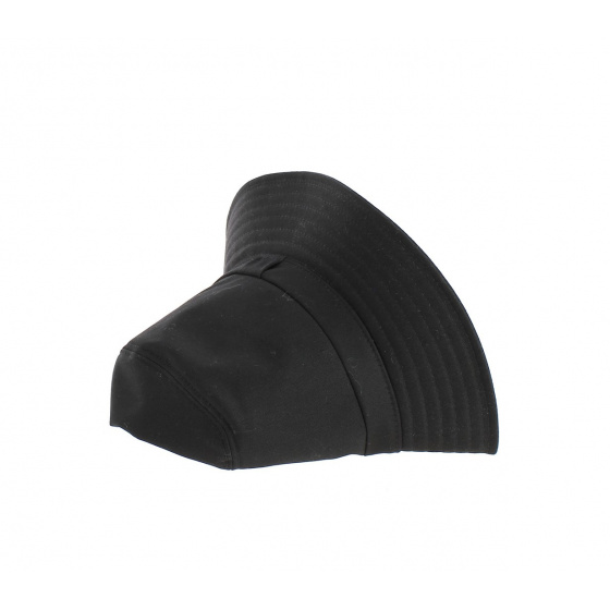 Black Orvieto Safari Hat with Ear Flaps - Crambes