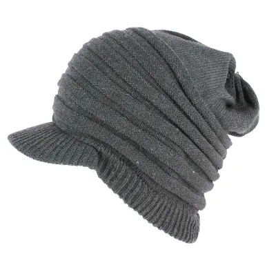 Junger Anthracite Beanie Cap - Atlantis Reference: 8568 | Chapellerie Traclet