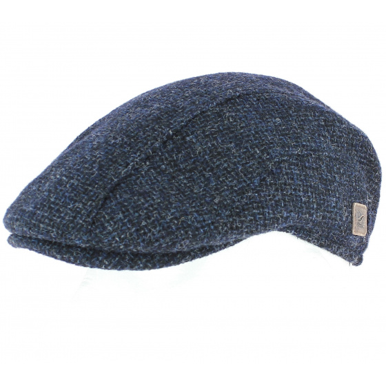 Rounded Wool Cap Baxter Blue - Göttmann