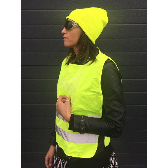 French yellow long hat -Traclet 