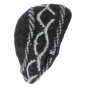 Black Lecce Angora Knit Beret / Hat - Traclet