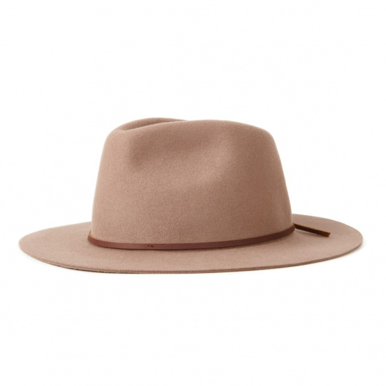 Wesley Fedora Sand Wool Felt Hat - Brixton