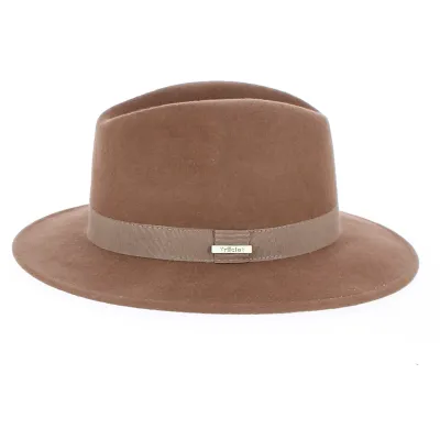 Traveller Hat in Brown Wool Felt - Traclet Reference: 8510 | Traclet Hat Shop