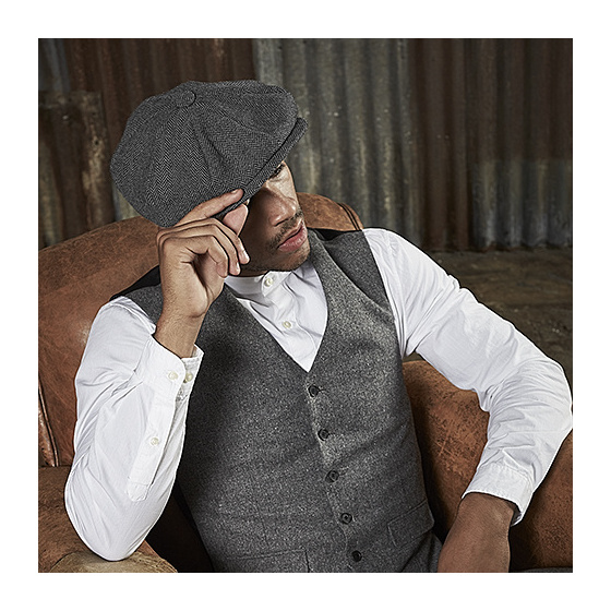 Grey Chevron Arthur Cap - Traclet