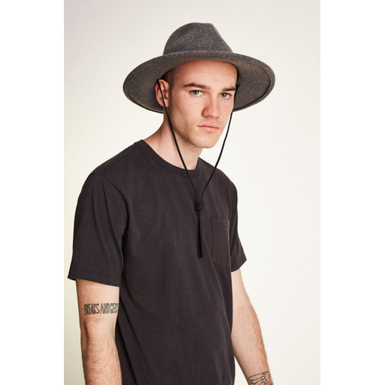 Traveller Field Hat Wool Felt Anthracite - Brixton